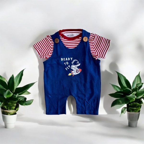 Leo cubs Rompers -Navy blue